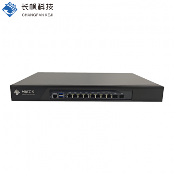 长帆科技946软路由八电两万光机架式1U工控机