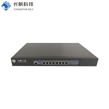 长帆科技3210八电千兆1U机架式工控机软路由